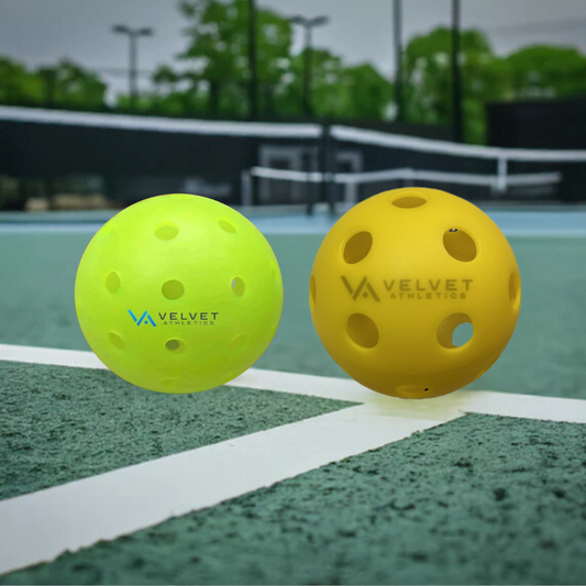 Velvet Athletics Indoor/Outdoor Pickleballs - 3 of Each
